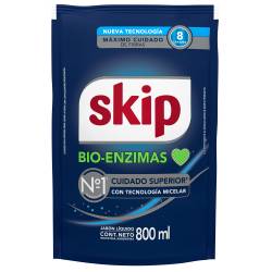 Jabón Liquido  SKIP  Bio-Enzimas Doypack 800 ml