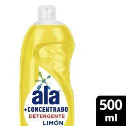 Detergente Líquido ALA  + Concentrado Limón Botella 500 ml
