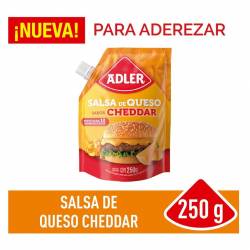 Salsa de Queso Sabor Cheddar Adler x 250 g.