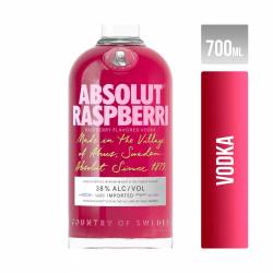 Vodka Raspberri Absolut x 700 cc.