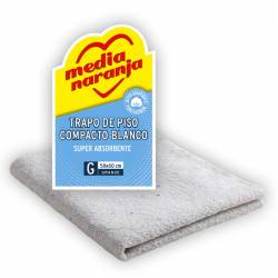 Trapo de Piso Blanco Compacto G Media Naranja x 1 Un.