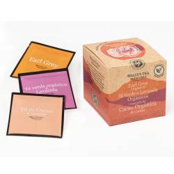 Mix Earl Grey-Te Negro Organico - Casc - Lavanda Wallys Patagonia x 15 Un.