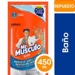 Limpiador de Baño Mr Músculo Líquido Repuesto 450 cc
