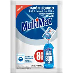 Jabon Liquido Ropa para Diluir Rinde 800Ml Multimax x 200 cc.