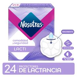 Protectores de Lactancia Respirables Nosotras x 24 Un.
