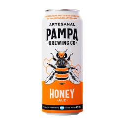 Cerveza Lata Honey Pampa Brewing x 473 cc.
