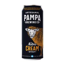 Cerveza Lata Cream Stout Pampa Brewing x 473 cc.