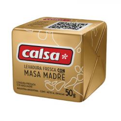 Levadura Fresca con Masa Madre Calsa x 50 g.