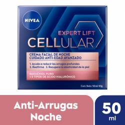 Crema Facial de Noche Cellular Lift Expert Nivea x 49 g.