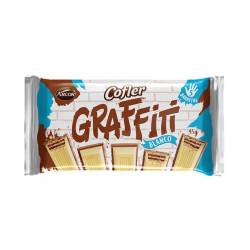 Oblea Rellena y Cub Choco Bco Graffiti x 45 g.