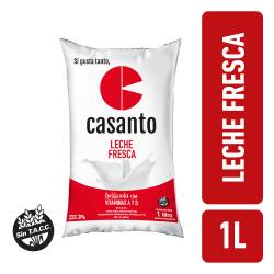 Leche Ultra Entera Sachet 3% Casanto x 1 Lt.