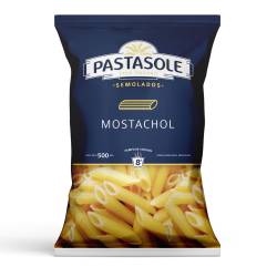 Fideos Mostachol Pastasole x 500 g.