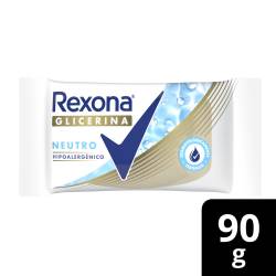 Jabón Glicerina Neutro Hipo alergénico Rexona x 90 g.
