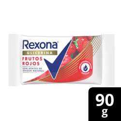 Jabón Glicerina Frutos Rojos Rexona x 90 g.