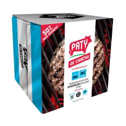 Hamburguesa de Carne Vacuna de Cancha Paty 10 Un. x 1,25 Kg.