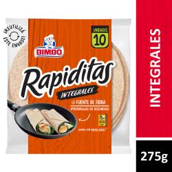 Rapiditas Integrales x 10 Un. Bimbo x 275 g.