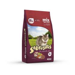 Alimento Seco Gato Adulto Mix Sabrositos x 1 Kg.