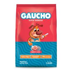 Alimento Seco Perro Adulto Carne Gaucho x 1,5 Kg.