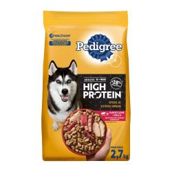 Alimento Seco Perro Adulto High Protein Carne y Pollo Pedigree x 2,7 Kg..