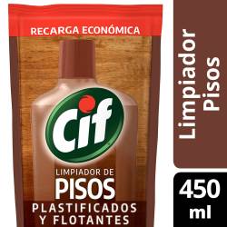 Limpiador Liquido para Pisos Plastificados y Flotantes Dp Cif x 450 cc.