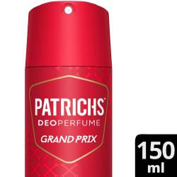 Desodorante Aerosol Grand Prix Patrichs x 150 cc.