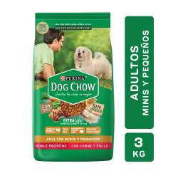 Alimento Seco Perro Adulto Pequeño & Mediano Dog Chow x 3 Kg.