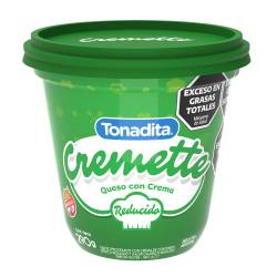 Queso Crema Cremette Light Tonadita x 290 g.