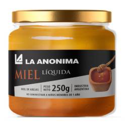 Miel de Abejas Frasco Liquida La Anonima x 250 g.