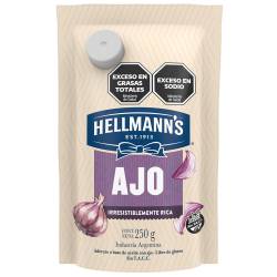 Aderezo a Base de Aceite con Ajo Hellmanns Doy Pack x 250 g.