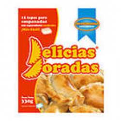 Tapa para Empanadas Hojaldre Delicias Dorada x 12 Un. x 330 g.