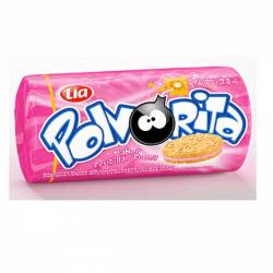 Galletitas Mini de Vainilla Rellenas Sabor Frutilla Polvorita x 81 g.