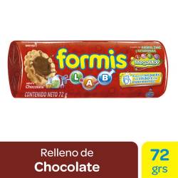 Galletitas de Vainilla Rellenas Sabor Chocolate Formis x 72 g.