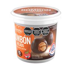 Bombón Helado Dulce de Leche Capricho x10 Un. Ice Cream x 105 g.