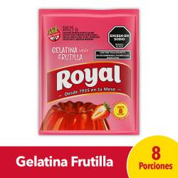 Gelatina en Polvo Frutilla Royal x 25 g.