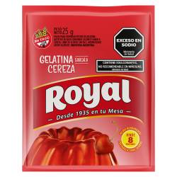 Gelatina en Polvo Cereza Royal x 25 g.
