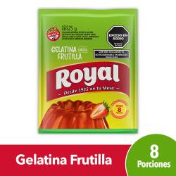Gelatina en Polvo Light Frutilla Royal x 25 g.