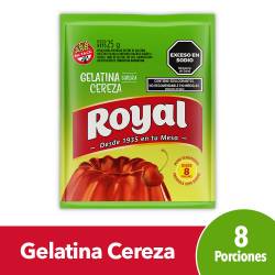 Gelatina en Polvo Light Cereza Royal x 25 g.