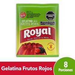 Gelatina en Polvo Light Frutos Rojos Royal x 25 g.