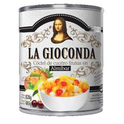 Coctel de 4 Frutas en Almíbar La Gioconda x 820 g.