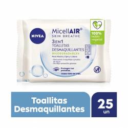 Toallitas Desmaquillantes Micelar Nivea x 25 Un.