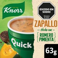 Sopa de Zapallo Romero Quick Knorr x 63 g.