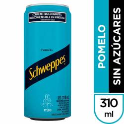 Gaseosa Pomelo Lata Schweppes x 310 cc.