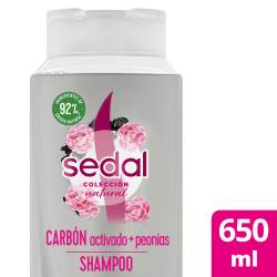 Shampoo Carbón Activado y Peonias Sedal x 650 cc.