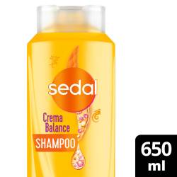Shampoo Crema Balance Hidratante Sedal x 650 cc.