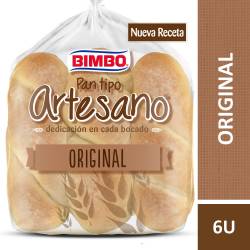 Pan para Pancho Artesano x 6 Un. Bimbo x 240 g.