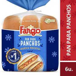 Pan para Panchos x 6 Un. Fargo x 210 g.