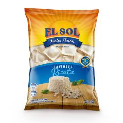 Ravioles de Ricota El Sol x 1 Kg.