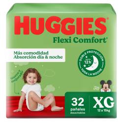Pañal Huggies Flexi Comfort XG x32