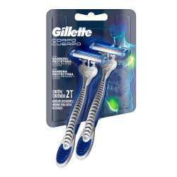 Maquina Afeitar Descartable Cuerpo Gillette x 2 Un.