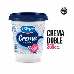 Crema de Leche Doble Pote Tregar x 350 cc.